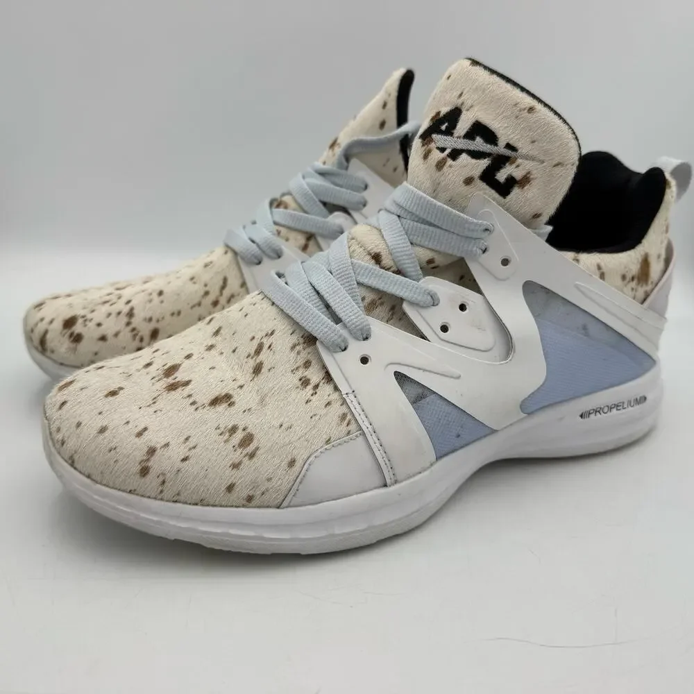 APL Ascend W Cow Print Haircalf Propelium Sneakers Women’s Size 8